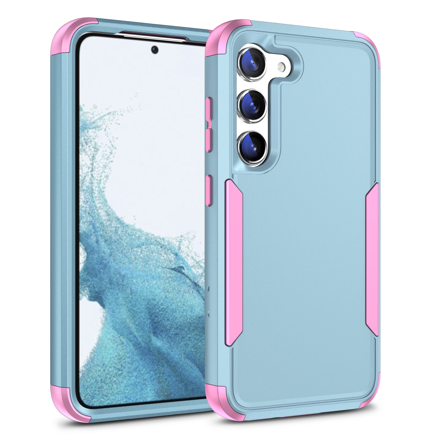 For Samsung Galaxy S23 Commuter Series 3-in-1 Phone Case TPU Hard PC Anti-scratch Mobile Phone Back Cover For Samsung Galaxy S23 Commuter Series 3-in-1 Phone Case TPU Hard PC Anti-scratch Mobile Phone Back Cover
